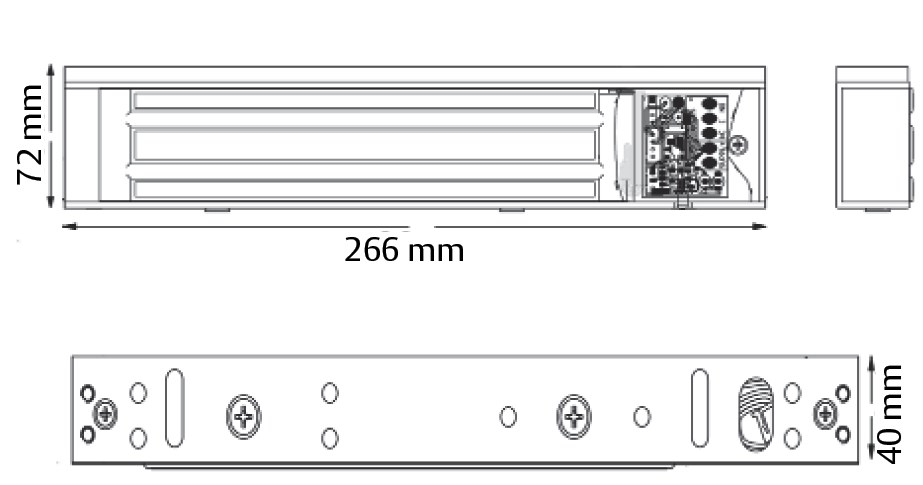 Elektromagnet Securitron VISTA V2M1200