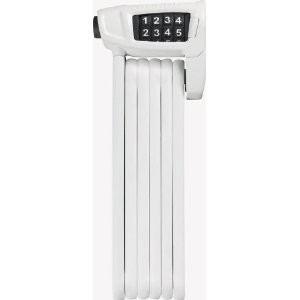 Bezpečnostní lamelový zámek na kolo 6150/85 white BORDO Combo Lite